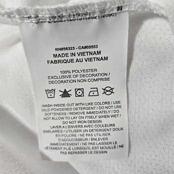 Nike Pro Elite Mens Medium Uganda Team Issued Running White T-Shirt CU8875-100 - Picture 5 of 6
